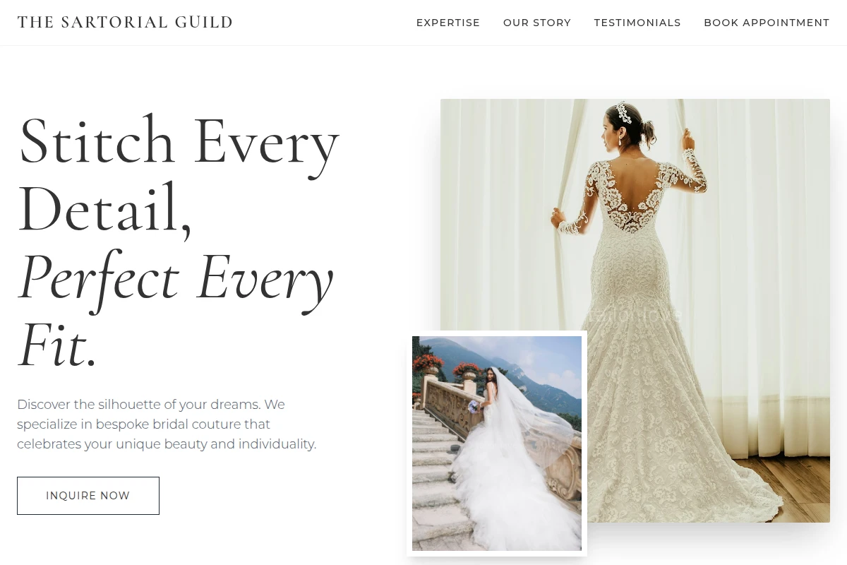 Drape Wedding Dress